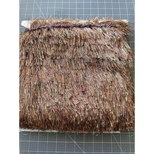 Upholstery/Pillow Eyelash Fringe Trim In Purple, Orange, Green