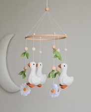 Duck and daisy nursery baby mobile