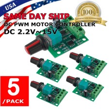 5Pcs 1.8v 3v 5v 6v 12v PWM Motor Speed Controller 2A Low Voltage DC LED Dimmer