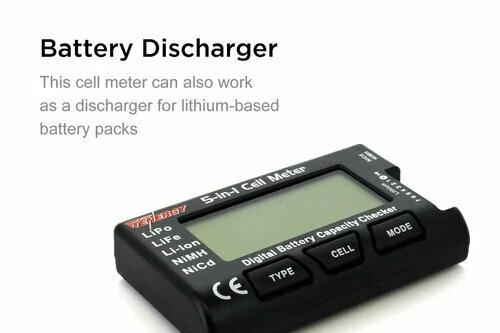 Tenergy 5-in-1 Intelligent Cell Meter Battery Capacity Checker Servo PPM Tester - Image 4 of 4