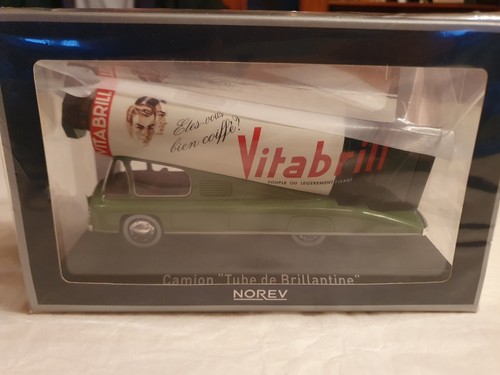 Camion Publicitaire Norev 1/43 - Tube Brillantine Vitabril - Neuf, Boîte Fermée, époque 1958
