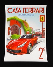 2016 Casa Ferrari Carmel Pebble Beach Concours Poster Gtc4lusso 365 Gt 22 2016 Casa Ferrari Carmel Pebble Beach Concours Poster Gtc4lusso 365 Gt 22