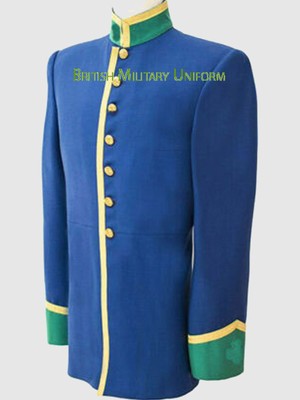 New Military Blue Napoleon Tunic Men 