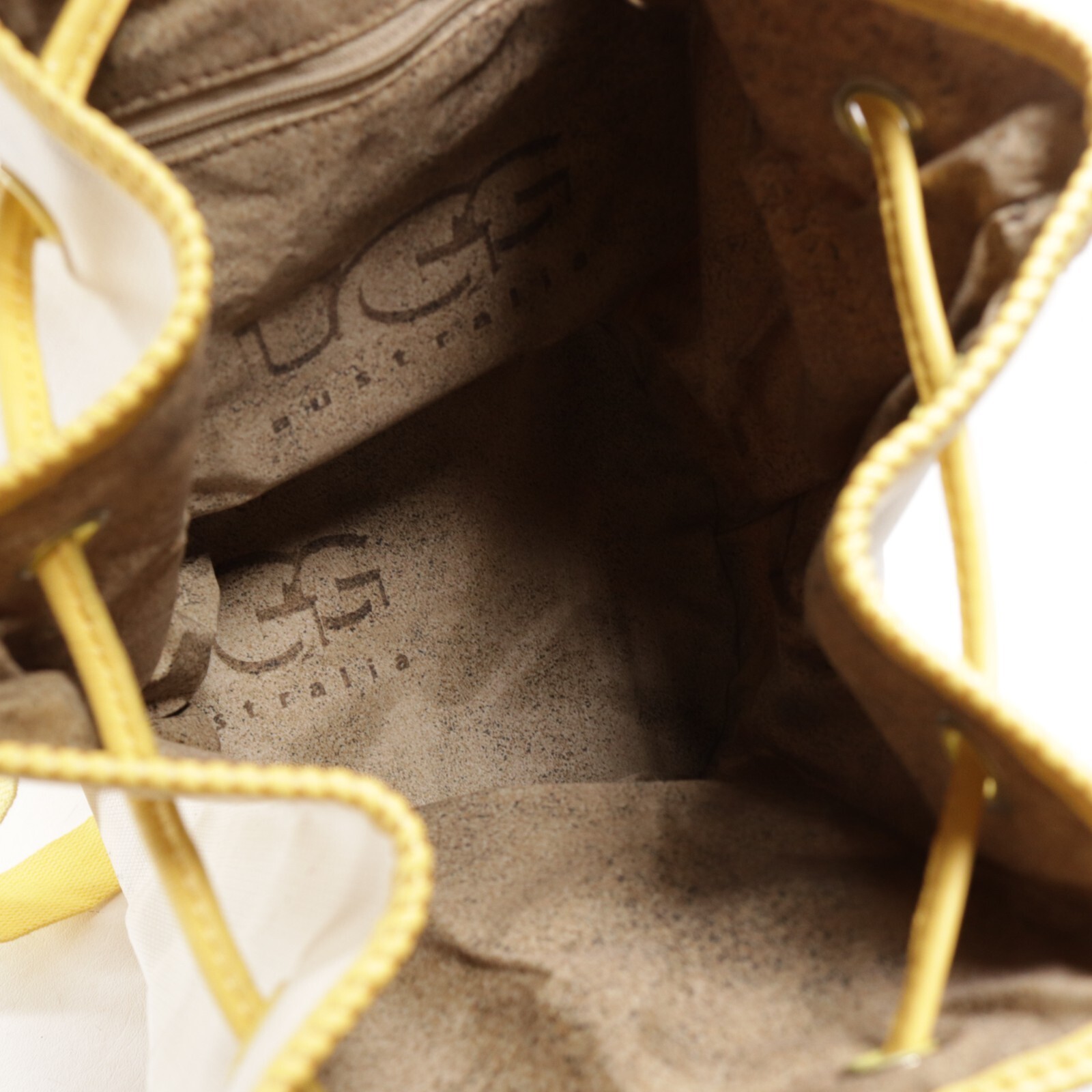 Ugg Canvas Drawstring Backpack Handbag Sling Buck… - image 15