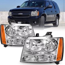 Pair For 2007-2009 2011 2012 2013 2014 Chevy Avalanchesuburbantahoe Headlights