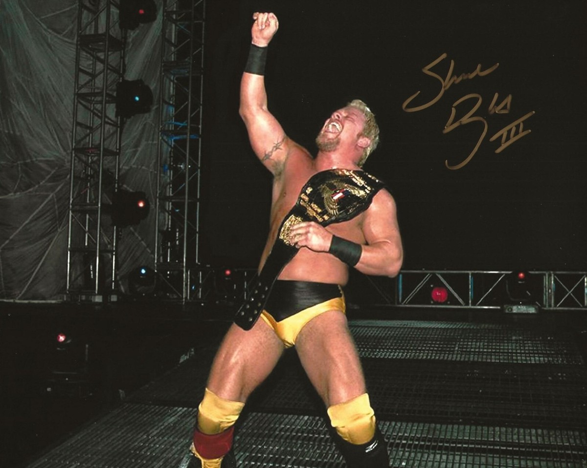 ECW SHANE DOUGLAS Autographed 8x10 WWE WCW TNA ECW Wrestling