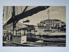GRADO barca porto piroscafo Gorizia vecchia cartolina 62432