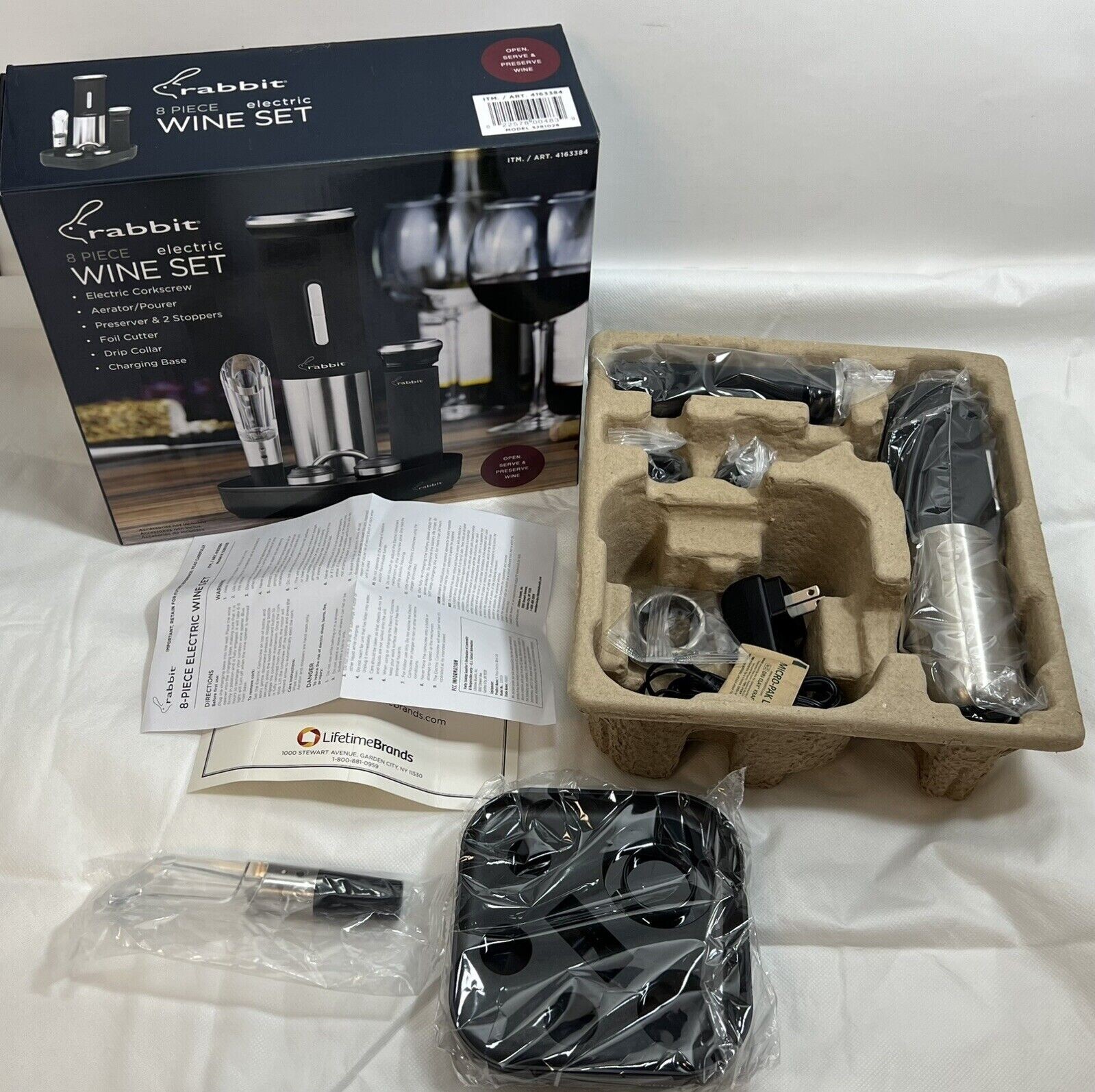 Rabbit Electric Wine Opener Set, 8piece great gift. 22578004839 eBay