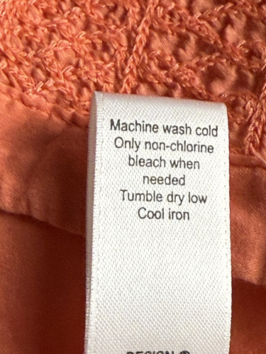Athleta Damen orange bestickt Tie Front Kleid Strand Cover Kaftan Kleid Large - Bild 9 von 10