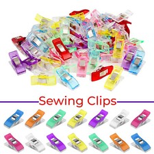 Multicoloured Sewing Clips Plastic Quilting Sewing Multipurpose DIY Paper Crafts