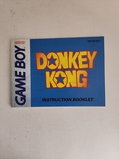 Donkey Kong Nintendo Game Boy Instruction Booklet - MANUAL ONLY TLC 6737