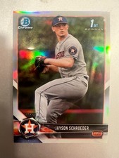 2018 Bowman Draft Chrome - Jayson Schroeder ASTROS 1st Rookie Refractor #BDC-23