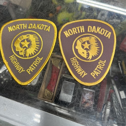 North Dakota State Highway Patrol Police Patch Bundle Lot Set x2
