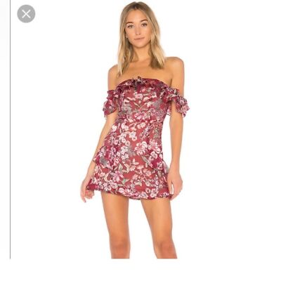 for love and lemons burgundy dress For Love and Lemons, Temecula dress, XS, never worn