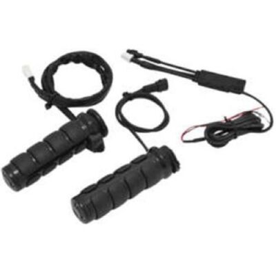 Kuryakyn by Kellermann 6473 Heated ISO-Grips - Black For Dual Cable Throttle