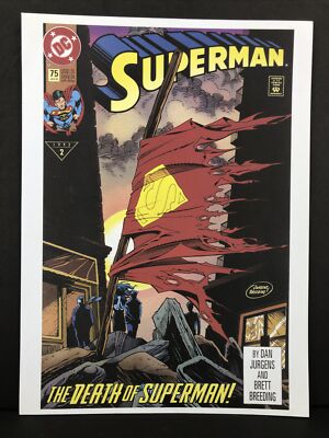 Superman #75 COVER DC Comics Poster Print 10x14 Dan Jurgens Brett