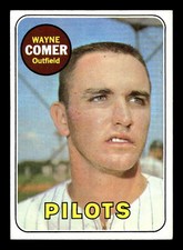 Wayne Comer 1969 Topps #346 Seattle Pilots Vg-Ex