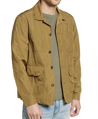 Bond Crinkle Olive Green Jacket 