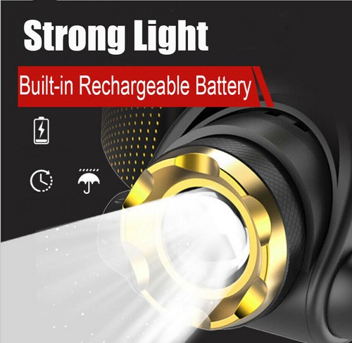 1200000lm Súper Brillante LED Faro USB Recargable Linterna Linterna Antorcha - Imagen 2 de 20