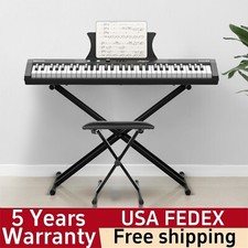 61 Key Keyboard Piano Protable Electric Semi-Weighted Piano Keyboard Beginner