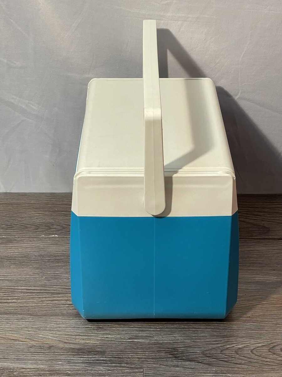 Coleman 10 Flip Lid Teak Aqua Cooler Model 5210 Hipster 10 Quart