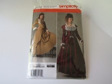 Pattern Simplicity 2172 R5 Victorian Steampunk dress costume cosplay sizes 14-22