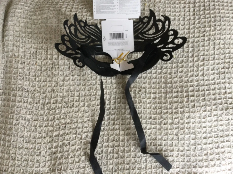  Masquerade Eye Mask Metallic Effect Unisex X 2  - Image 4 of 4