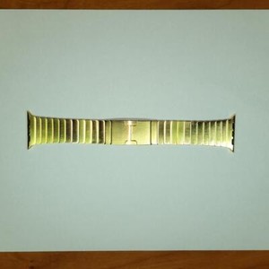 Authentic Gold Plated Official OEM Apple Link Band 45MM 44MM 42MM