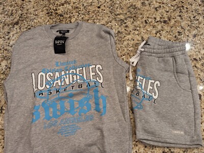 Los Angeles Boohoo Sweaters Womens Boohoo MAN LA Los Angeles