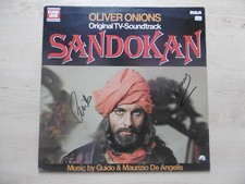 Oliver Onions Autogramme signed LP-Cover "Sandokan" Vinyl