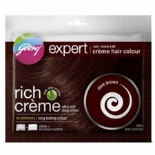 Godrej Expert Rich Cr me, Dark Brown , Hair color 20g  20ml