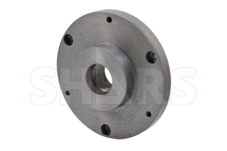 6" Fully Machined Threaded Back Plate 1-1/2-8 For 3 or 4 Jaw Self ...