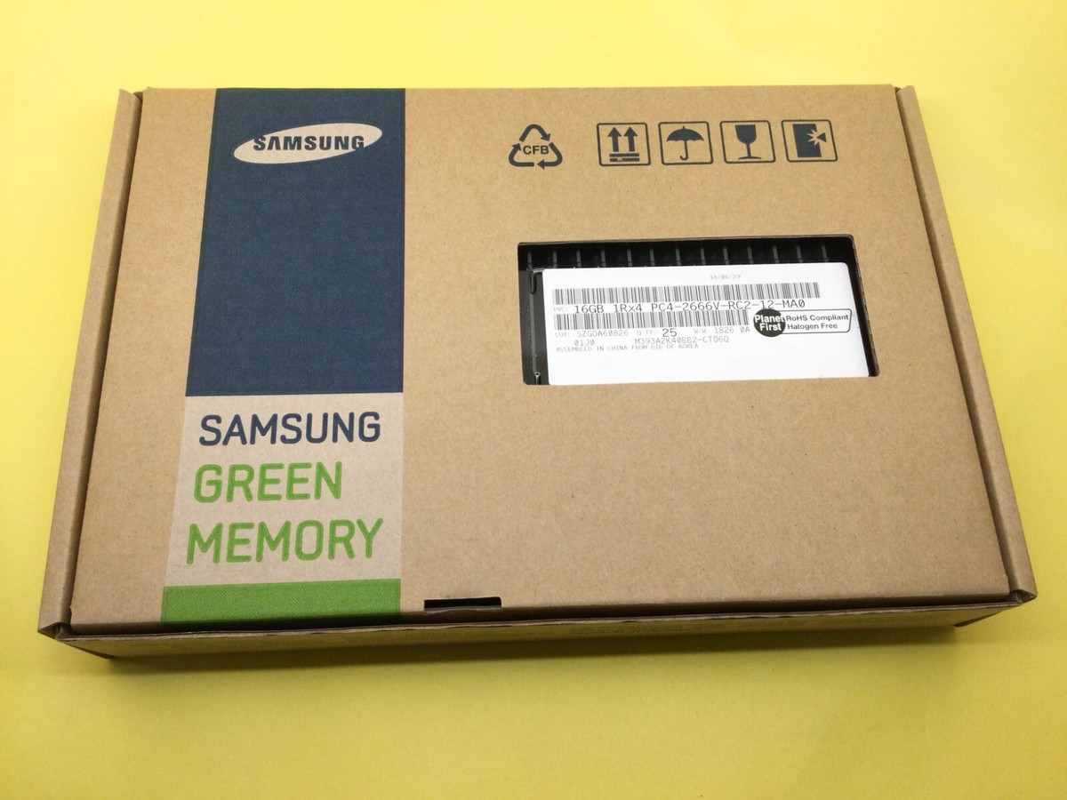 SAMSUNG 16GB (1X16GB) 1Rx4 PC4-2666V SERVER MEMORY M393A2K40BB2