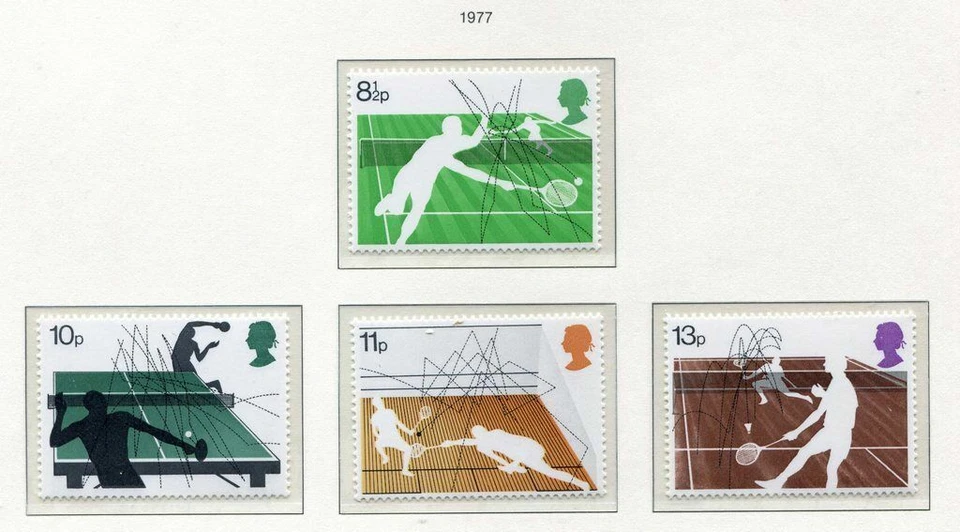 s2657) UK GREAT BRITAIN 1977 MNH ** Wimbledon Tennis 4v