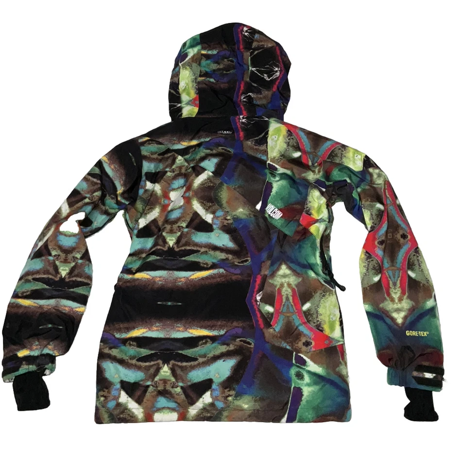 Volcom Omega Goretex Recco Multicolor Shell Jacket Size Small Thermal Pattern - Image 2 of 4