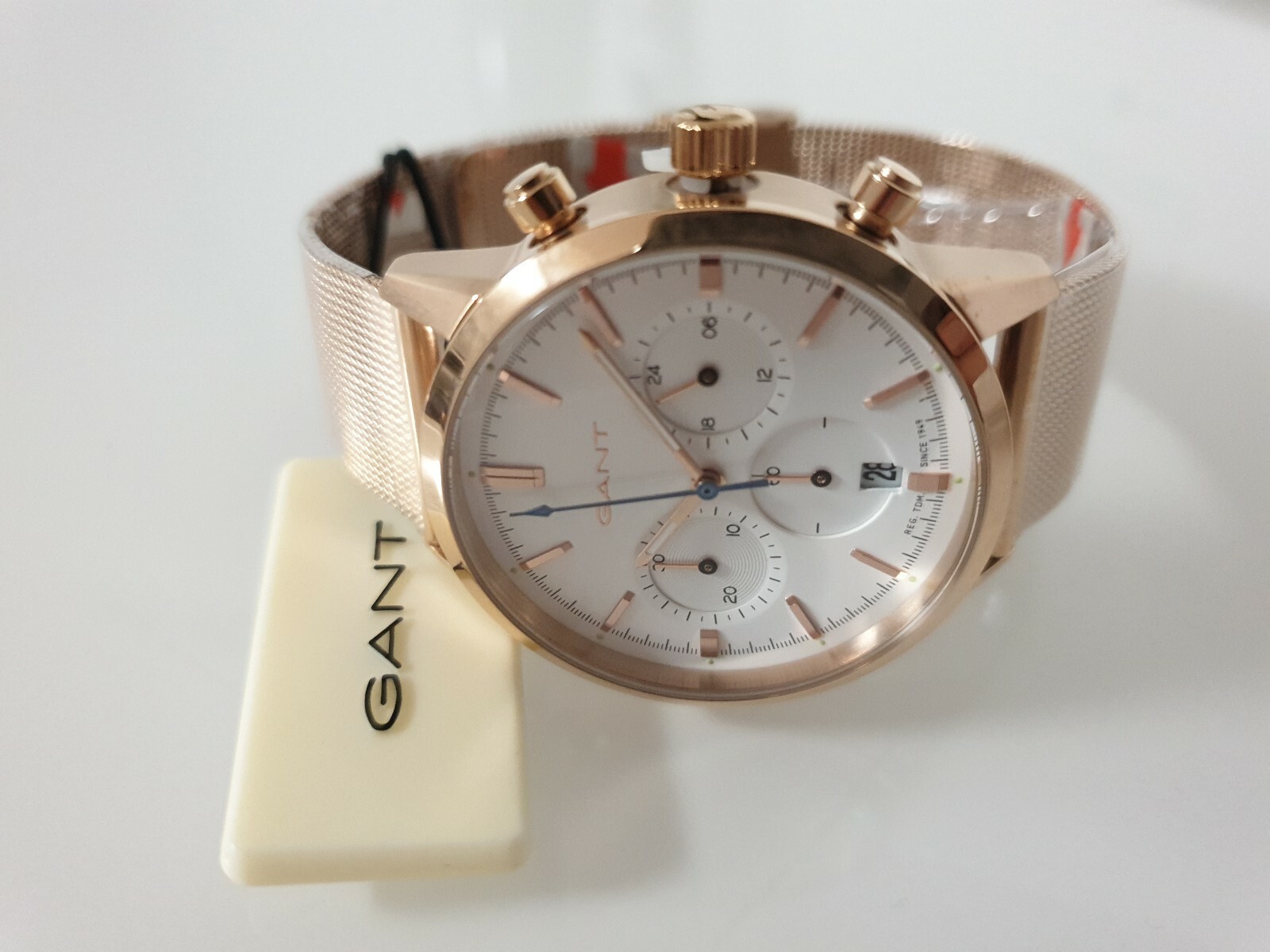 gant damenuhr rosegold