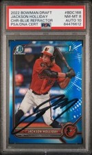 2022 Bowman Draft Jackson Holliday Signed Blue /150  Auto PSA 8/10