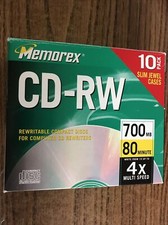 MEMOREX CD-RW 8 PACK 700MB 80 MIN. 4X MULTI SPEED - low price for 8