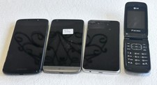 Lot Of 4 Parts Only Cell Phones - 3 LGs And 1 Motorola