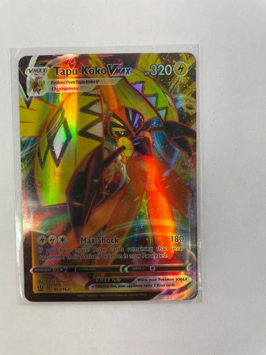 tapu koko vmax pokemon card value Pokemon Card Game/[S5I] Single Strike Master]Lightly PlayedTapu Koko VMAX  083/070 Foil | Buy from TCG Republic