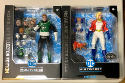 McFarlane DC POWER GIRL #31 CHASE PLATINUM & GUY GARDNER #32 Regular New - Lot 2