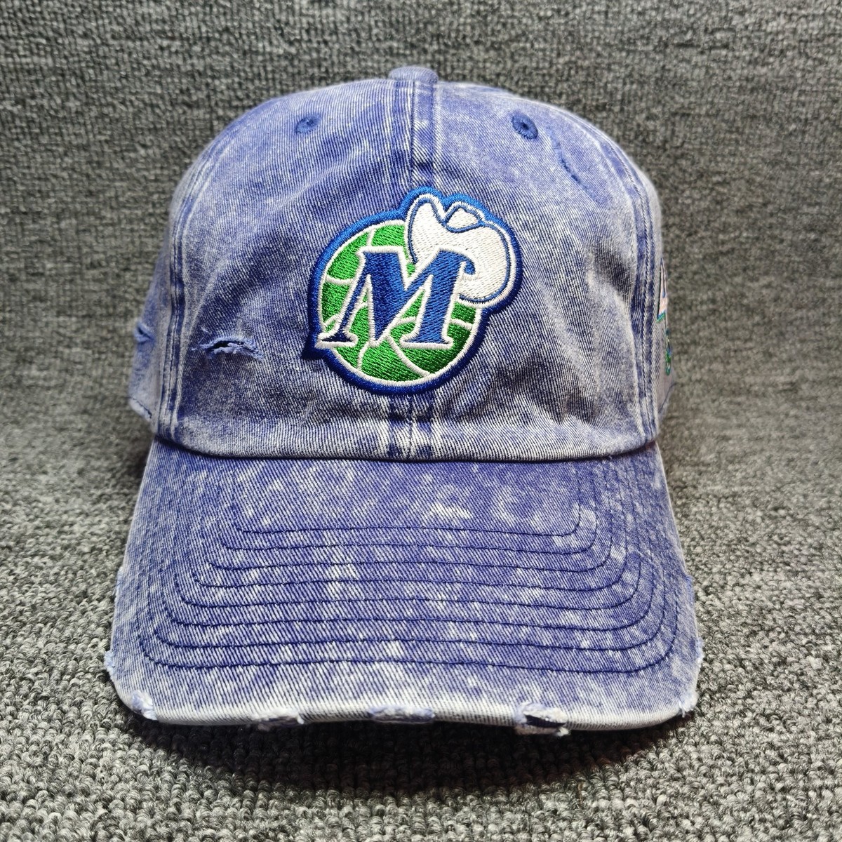 Mitchell & Ness Dallas Mavericks 45th Anniversary Blue Strapback Cap
