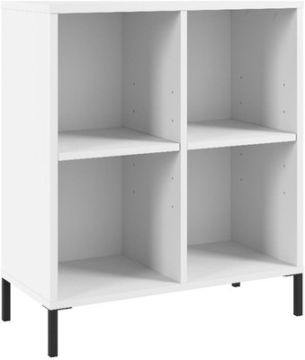 Chic White 4-Cube Organizer for Home, Office & Living Spaces