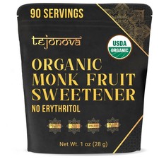Organic Monk Fruit Extract Powder, Pure 1 Ounce Pack of 1