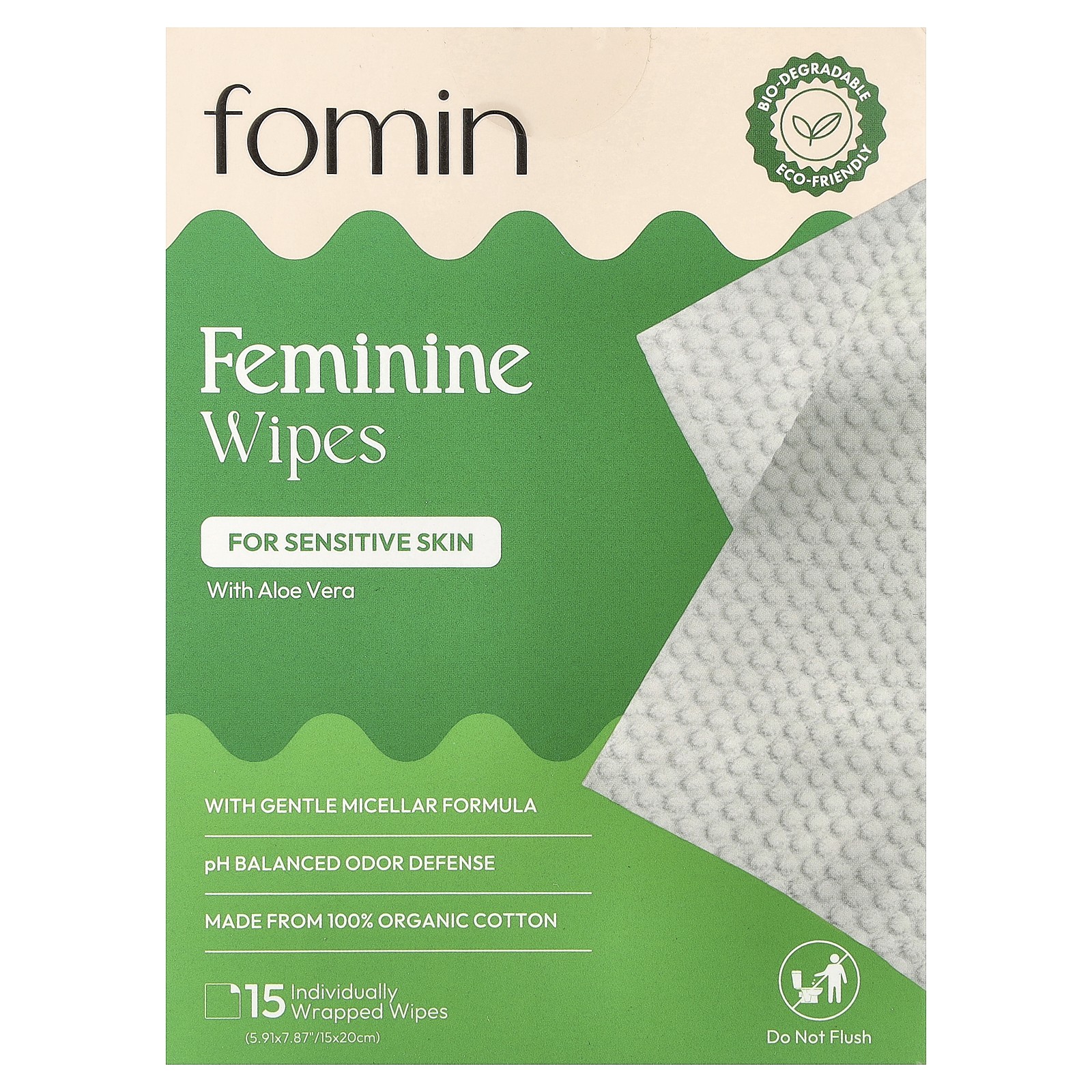 Feminine Wipes For Sensitive Skin 15 Individually Wrapped Wipes 2990₽