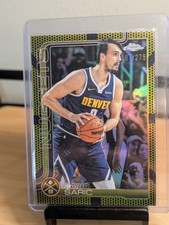 2025 Topps Chrome Basketball Dario Saric True Yellow Refractor 208/275 NUGGETS!!