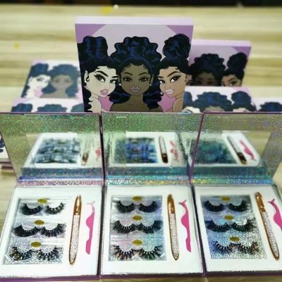 Volume 2 - Sparkle - (Reusable False Eyelashes) - (Cruelty Free) - (3 Black