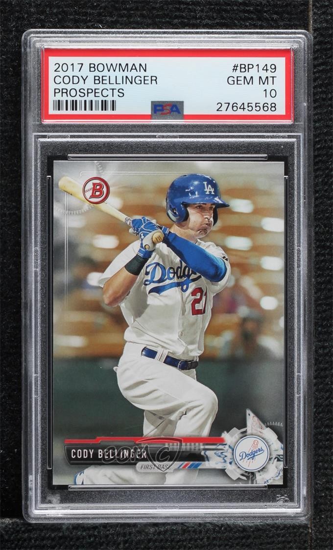2017 Bowman Prospects Cody Bellinger #BP149 PSA 10 GEM MT 18hh