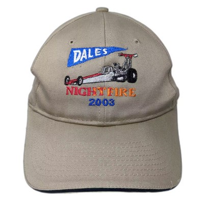 Port and Company Baseball Cap Brown Blue OS Strapback Dales Nightfire 2003 Hat