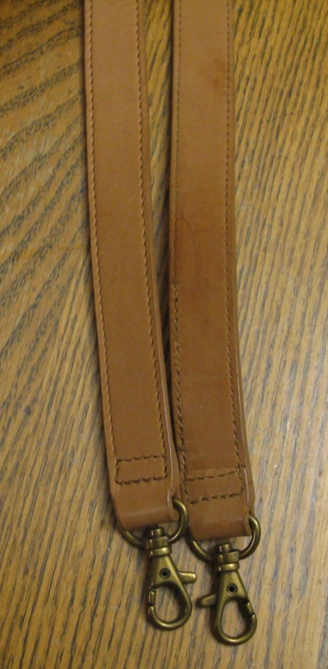 Vintage 35 1/2" light brown REPLACEMENT STRAP perfect for Fossil, Coach, etc - Image 2 of 4